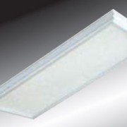 DLP1 : โคมฝาครอบอะครีลิคขอบอลูมิเนียมฉีดแผ่นสะท้อนแสงอลูมิเนียม (Smooth Diffuser Type with Aluminium Trim and Reflector)